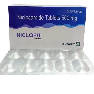 Niclofit 500 mg tablet (Niclosamide 500mg)
