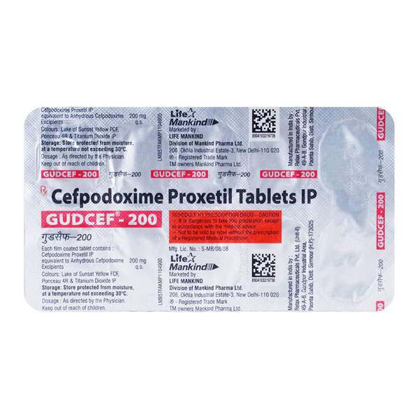 Gudcef - 200Mg Tab