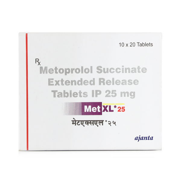 Met Xl 25Mg Tab 20